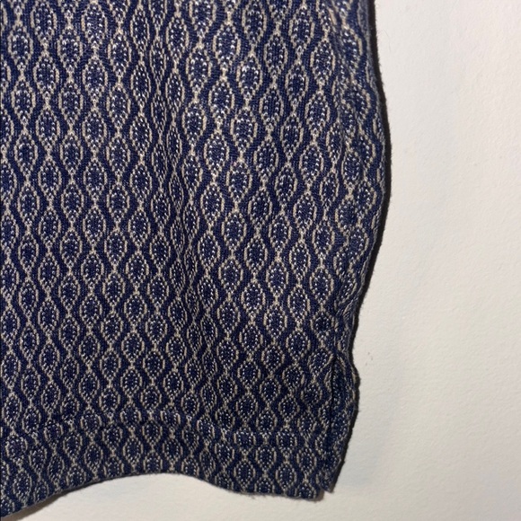 Haband Blue Polo Shirt Classic Knit Design - Picture 8 of 12